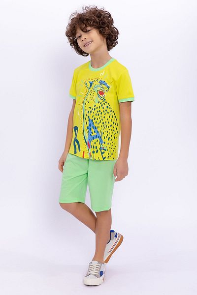 ROLY POLY Rolypoly Rale Lemon Yellow Boy Bermuda Suit