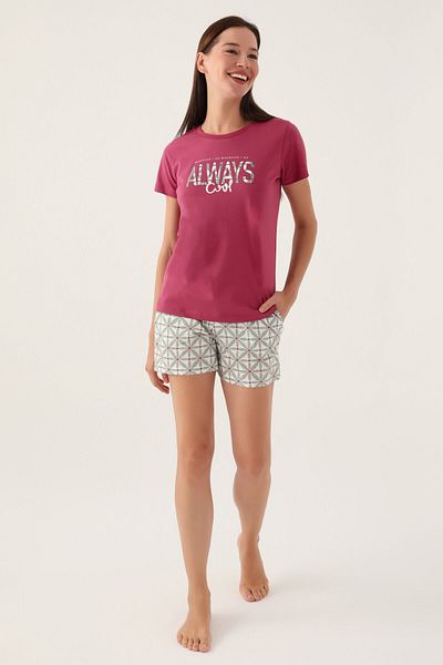 Arnetta Always Purple Women's Shorts Set