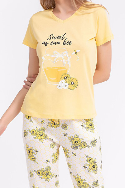ROLY POLY Σετ πιτζάμες με κοντομάνικο κίτρινο κορίτσι Rolypoly