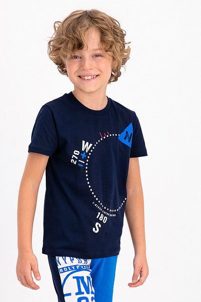 ROLY POLY Ανδρικό σετ βερμούδας Navy Blue Young - Rolypoly