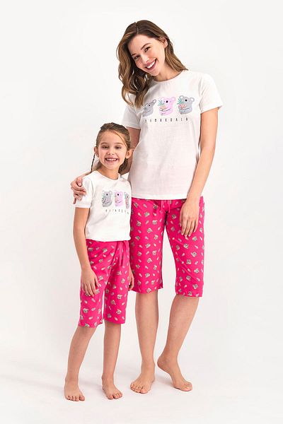 ROLY POLY Girl's Rolypoly Pina Koala Cream Capri Set