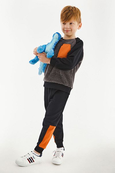 ROLY POLY Σετ φόρμας Rolypoly Anthracite Boy's Fleece
