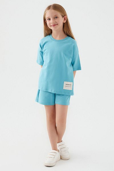 ROLY POLY Rolypoly Girl's Blue Shorts Suit