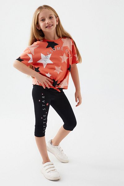 ROLY POLY Rolypoly Girl's Orange Capri Set