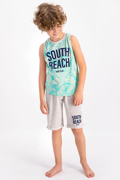 ROLY POLY South Beach Ice Blue Young Ανδρική Βερμούδα Σετ - Rolypoly