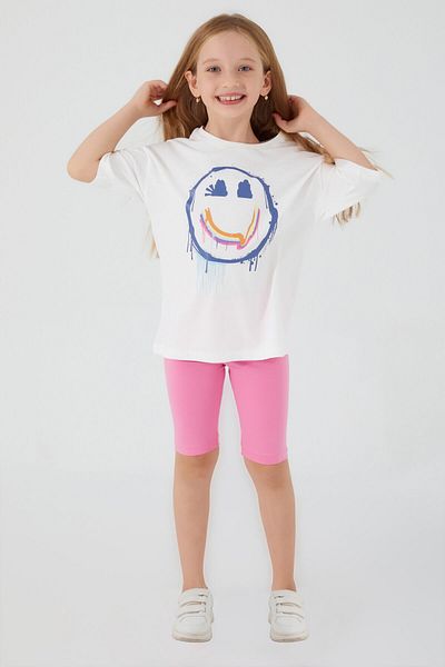 ROLY POLY Rolypoly Happy Smile Cream Girl's Bermuda Set