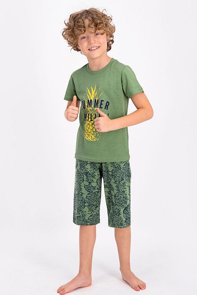 ROLY POLY Rolypoly Summer Chillin - Light Khaki Young Men's Capri Set