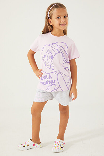 Looney Tunes طقم شورت للفتيات من Lola Bunny Dried Rose
