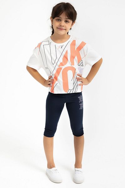 ROLY POLY Rolypoly Girl's Cream Capri Set
