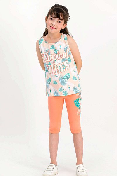 ROLY POLY Rolypoly Tropical Vibes - Sleeveless Girl's Tights and Kitten Set