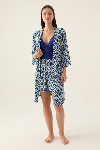 Arnetta Women's Blue 3 Piece Set