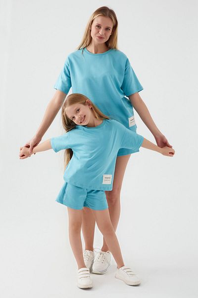 ROLY POLY Rolypoly Girl's Blue Shorts Suit