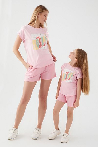 ROLY POLY Rolypoly Girl's Salmon Shorts Set