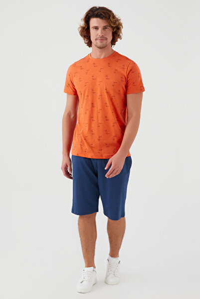 Arnetta Boy's Orange Bermuda Set