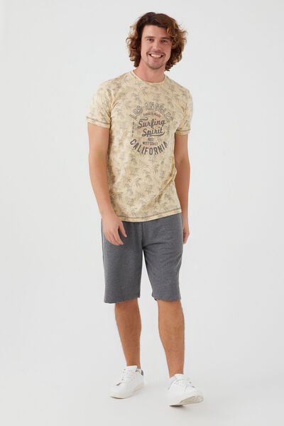 Arnetta Ανδρική στολή βερμούδας Surfing Spirit Dark Beige