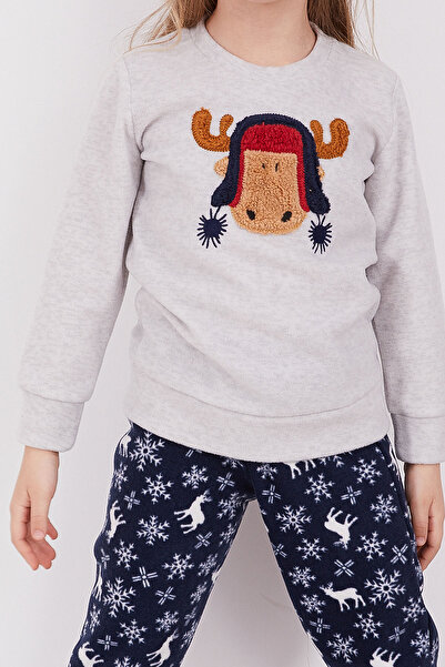 Arnetta Deer Grimelanj Kız Çocuk Uzun Kol Pijama Takım