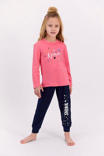 ROLY POLY Rolypoly Space Candy Pink Girls Pajama Set