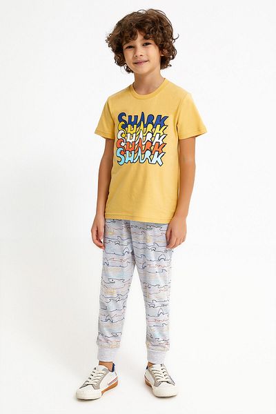 ROLY POLY Boy's Tracksuit Set - Rolypoly Shark Mustard