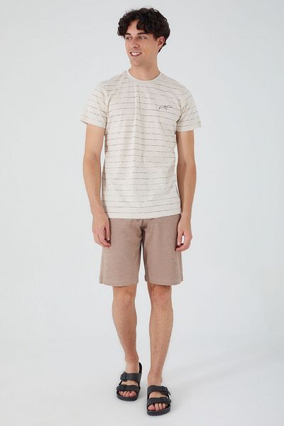 Arnetta Seagull Beige Ανδρικό κοστούμι βερμούδας