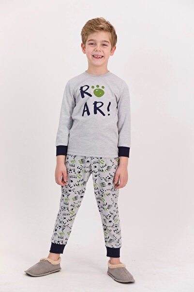 ROLY POLY Boy's Pajama Set - Rolypoly Roar Grimelange