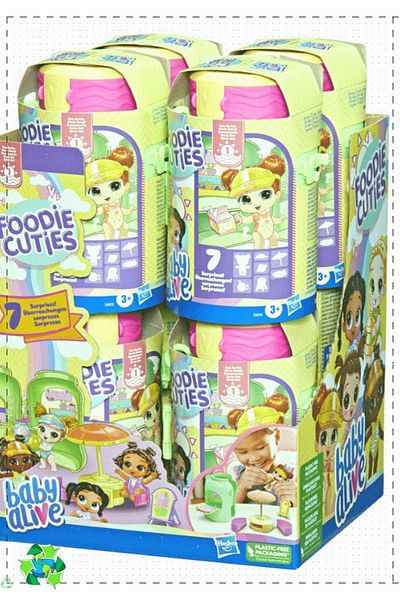 OMZ Baby Alive Foodie Cuties - 3 Years Old Girl and Boy Toy, Surprise Flask Montessori Training Toy
