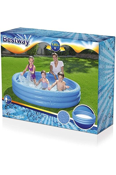 BESTWAY 183 X 33 Cm 3 Bölmeli Jumbo Havuz - Mavi