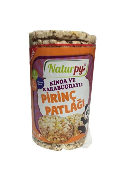 Naturpy Glutensiz Yuvarlak Kinoa ve Karabuğdaylı Pirinç Patlağı