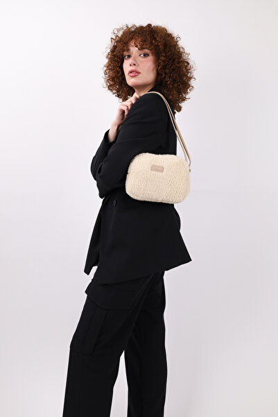 NOTHING Women's Light Mink Fur Plush Mini Urban Cross Shoulder Bag