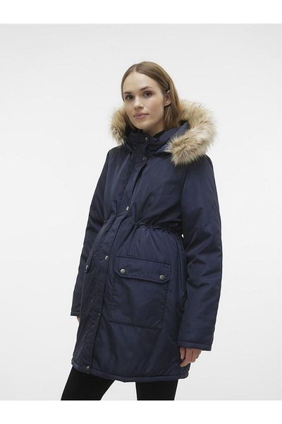 Mama Licious Langer Parka Umstands-jacke