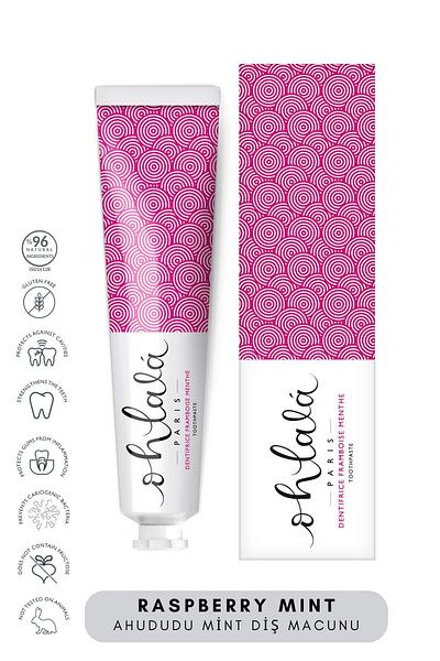 OHLALA Raspberry Mint (Raspberry-Mint) Toothpaste 75ml