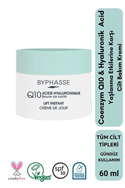 BYPHASSE Coenzym-Q10 Yaşlanma Karşıtı ve Toparlayıcı Gündüz Kremi 60ml