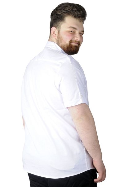 ModeXL Mode Xl Πουκάμισο μεγάλου μεγέθους με στάμπα Bestroy 22364 Λευκό