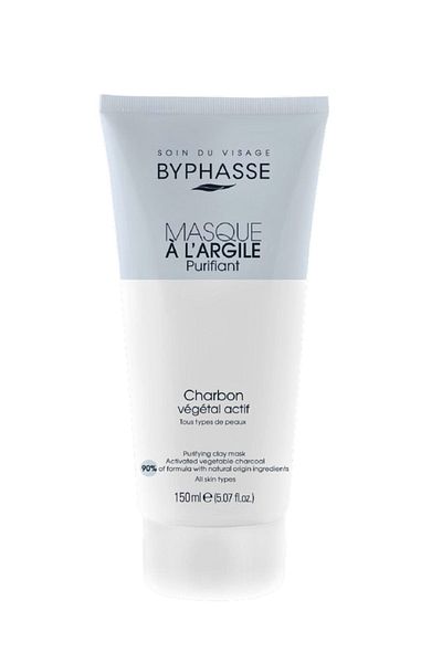 BYPHASSE Purifying Clay Mask with Activated Herbal Charcoal 150ml