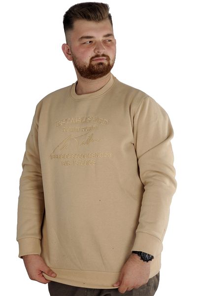 ModeXL Mode Xl Ανδρικός γιακάς ιδρώτας ίδρυσε 22525 μπεζ