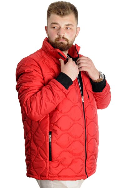 ModeXL Mode Xl Ανδρικό Παλτό Καπιτονέ 23617 Κόκκινο