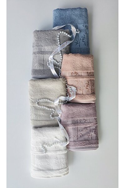 sarra 30X50 Бамбуковий кольоровий набір рушників, 6 штук