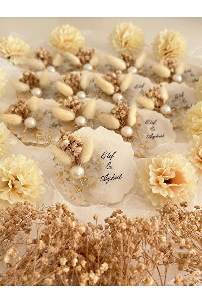 Ceyseet Epoksi Magnet 25 Adet Söz Nişan Nikah Düğün Kına Hediyelik Organizasyon