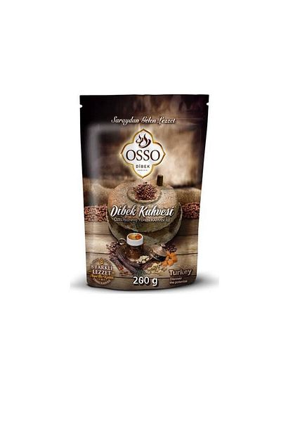 Osso طقم قهوة مكون من 4 قطع (2 قهوة عثمانية - 1 قهوة ميننجيك - 1 قهوة ديبك)