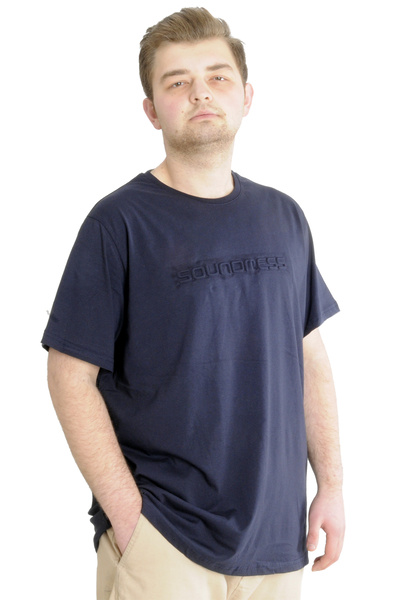 ModeXL Mode Xl Великий розмір Чоловіча футболка Soundness 23114 Синій