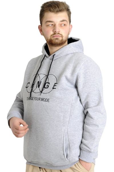 ModeXL Mode XL Ανδρικό Φούτερ με κουκούλα CHNGE 22518 Grimelange