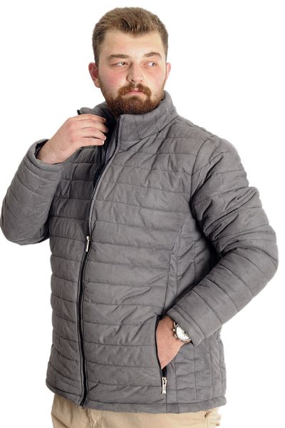 ModeXL Mode Xl Ανδρικό παλτό Suede 23625 Anthracite