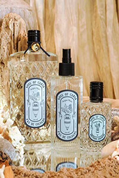 Deriderim Deniz Suyu Kokulu Soul Of Caria Eau De Kolonya 200 ml Özel Cam Şişe