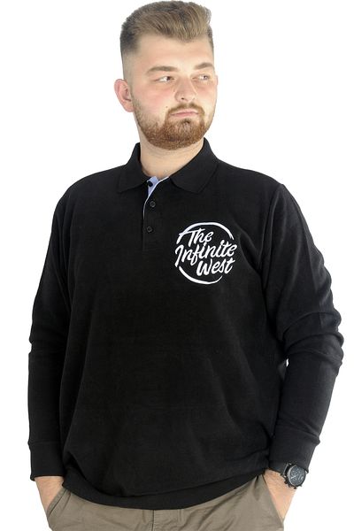 ModeXL Mode Xl Ανδρικό φούτερ Polo Thessaloniki Infinite 22441 Μαύρο