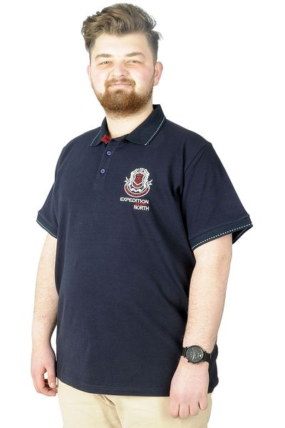 ModeXL Mode Xl Nagy méretű póló Polo Pole North 22323 sötétkék