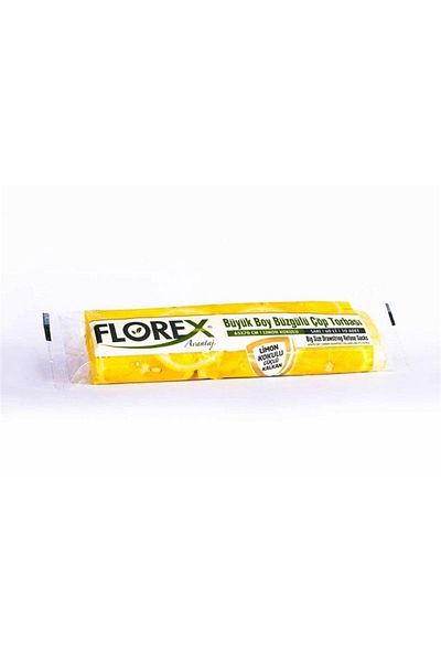 Florex Lemon Scented Drawstring Medium Garbage Bag