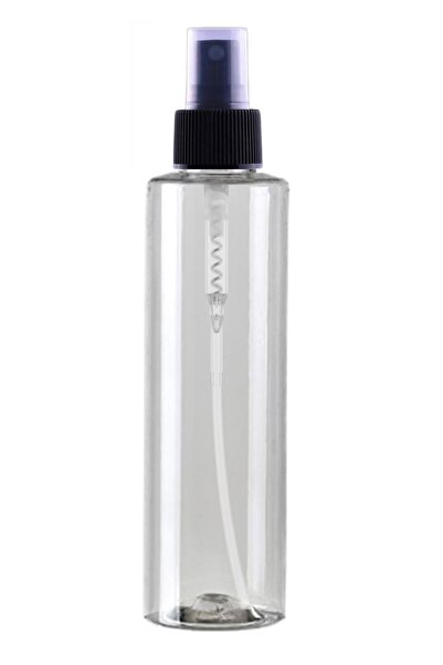 makrobay - 150ML - Boş Plastik Şişe - Siyah Parmak Spreyli - 5 Adet