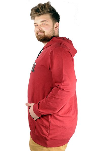 ModeXL Mode Xl Φούτερ μεγάλου μεγέθους Top Capson Gamechanger 21204 Claret Red