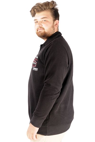 ModeXL Mode Xl Ανδρικό Sweat Polo Thessaloniki The Lightgouse 20443 Μαύρο