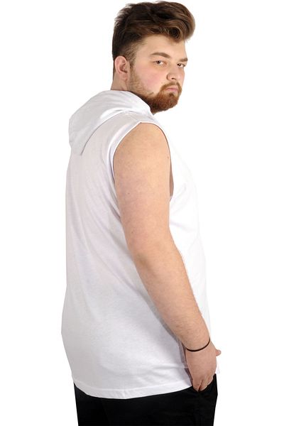 ModeXL Mode Xl Ανδρική αμάνικη κουκούλα Basic 21125 Λευκό