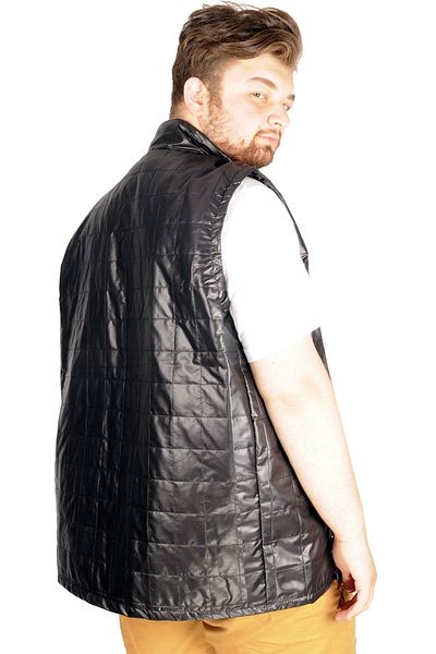 ModeXL Mode Xl Ανδρικό Γιλέκο Basic Square Two 21604 Μαύρο